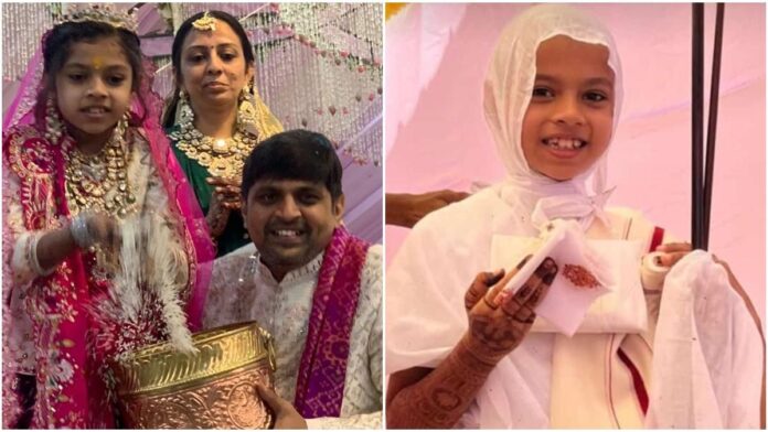 Diamond trader's 8 year old daughter became sadhvi